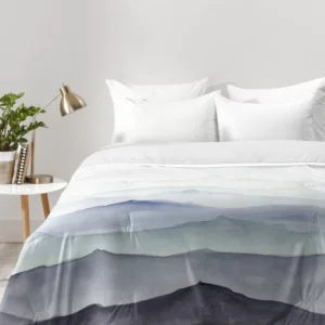 Home jeté de lit "brume" 240×260 — graphite